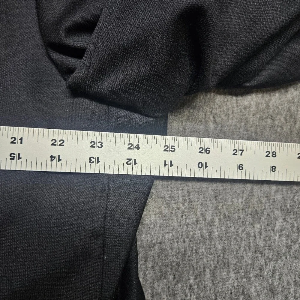 Joseph Abboud Tuxedo Suit Mens 48L W42 Black Super 120s Wool Peak Lapel USA